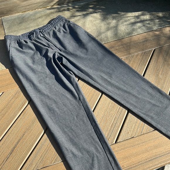 ZARA NAVY BLUE PANTSUIT SLOUCH FIT - Picture 1 of 6